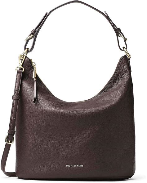 michael kors lupita large hobo gray|Michael Michael Kors Lupita Large Hobo .